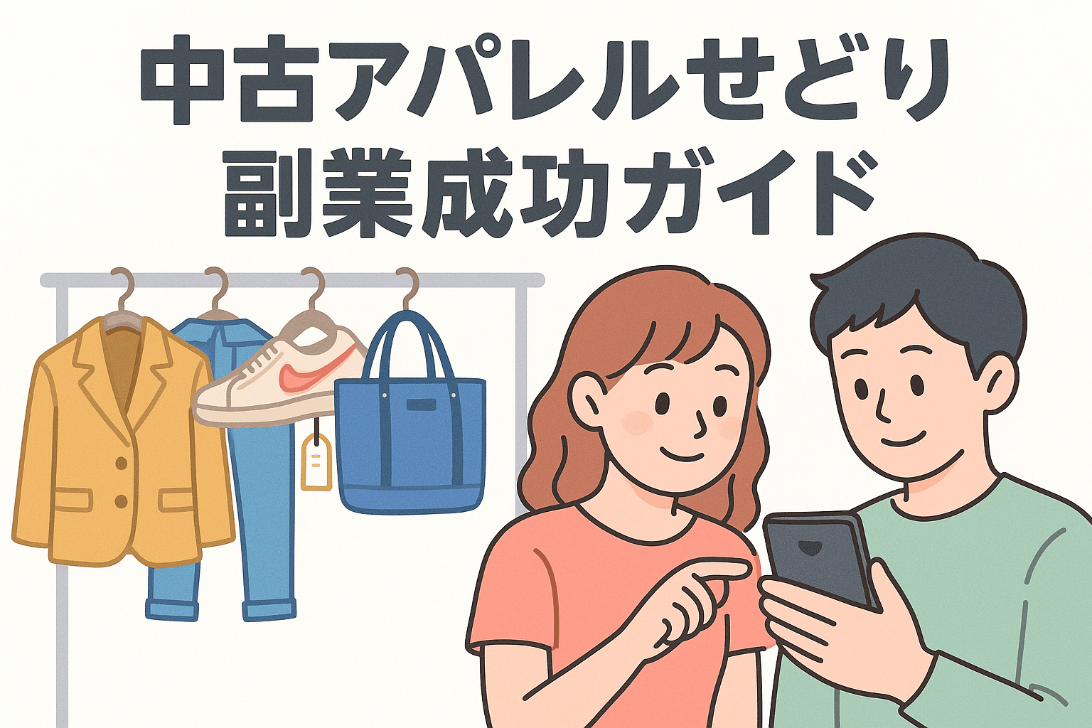初心者必見!中古アパレル・ブランドせどりの始め方と失敗しない仕入れコツ【副業成功ガイド】