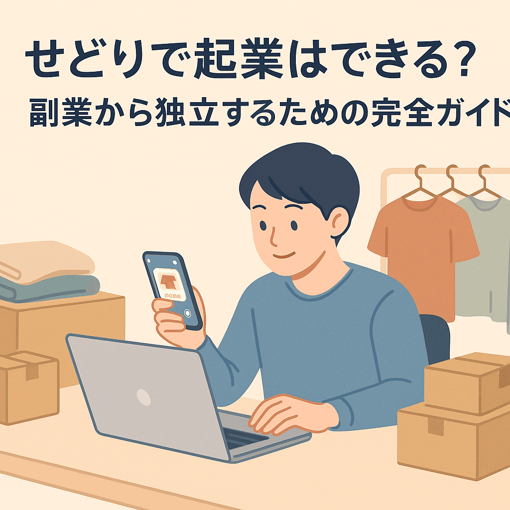 せどりで起業はできる?副業から独立するための完全ガイド
